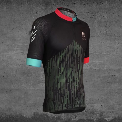 camo provocant cycling jersey